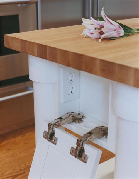 top greener outlet metal box in island|kitchen island electrical box.